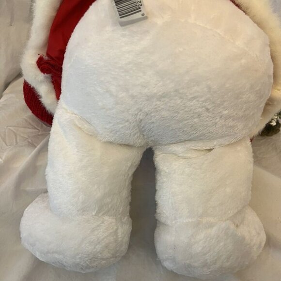 Vtg. Rare CommonWealth Kmart Co White Snowman Fur Green Hat Red Vest 199… - Picture 12 of 16